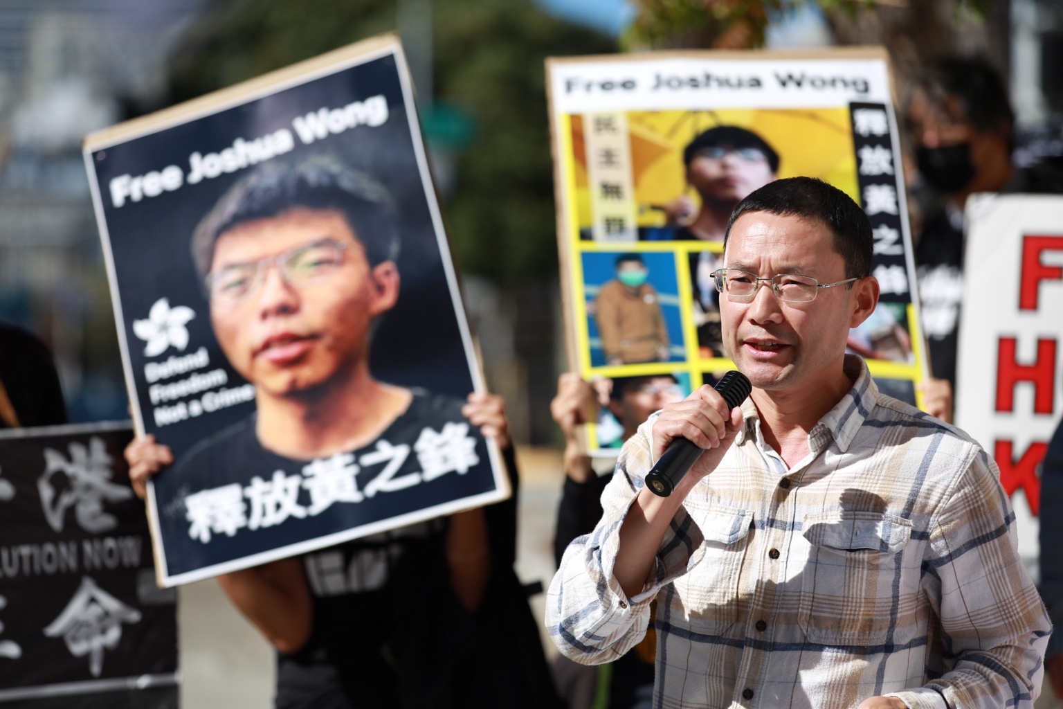Joshua Wong solidarity event photo 6