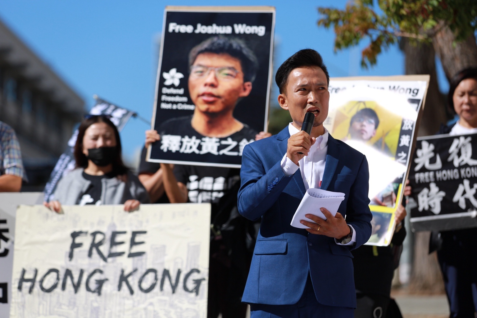 Joshua Wong solidarity event photo 7