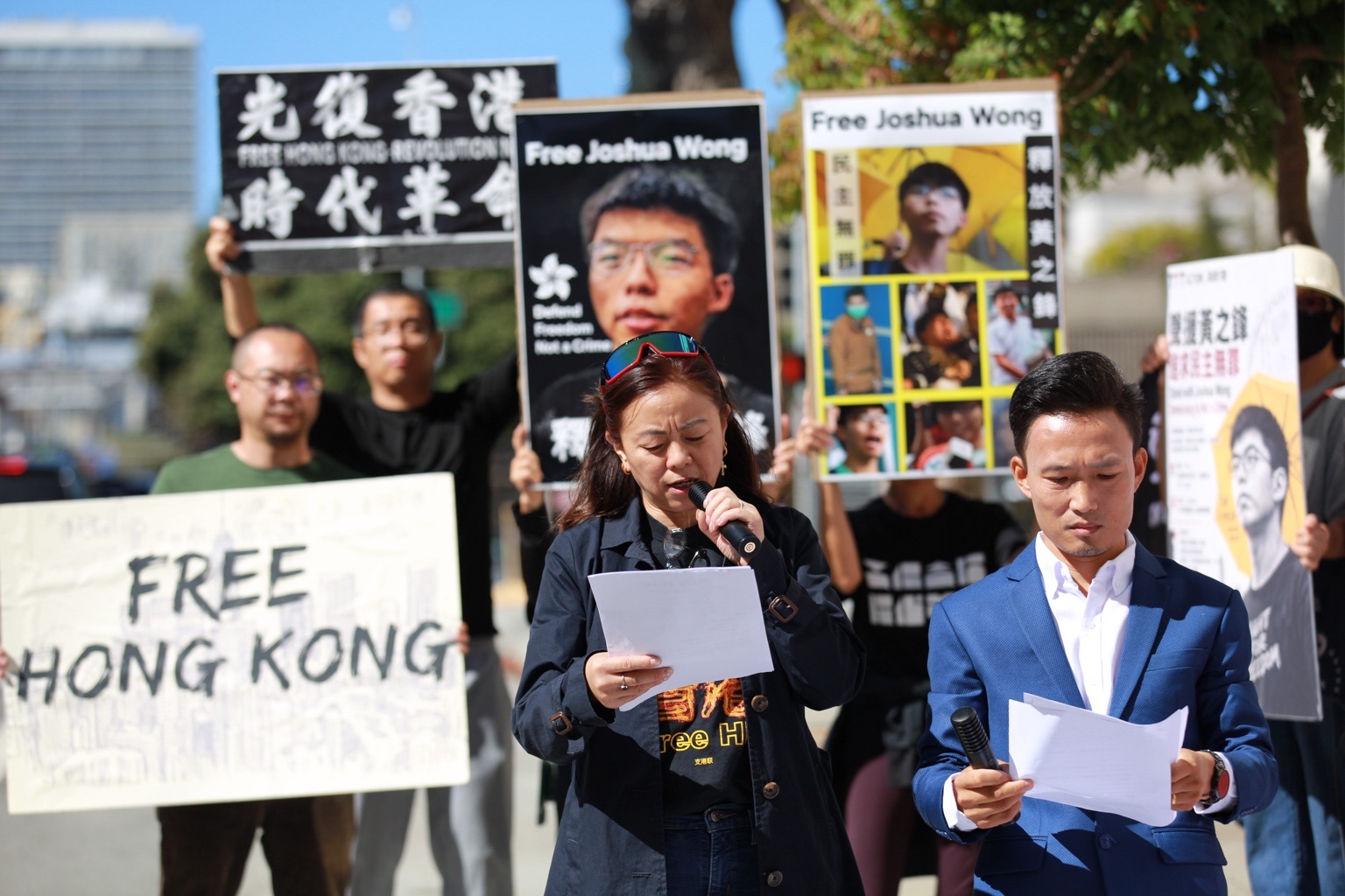 Joshua Wong solidarity event photo 9