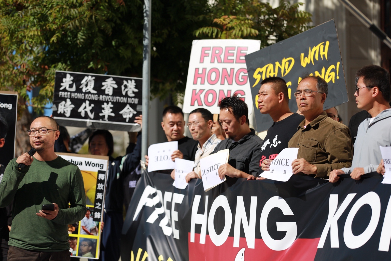 Joshua Wong solidarity event photo 10